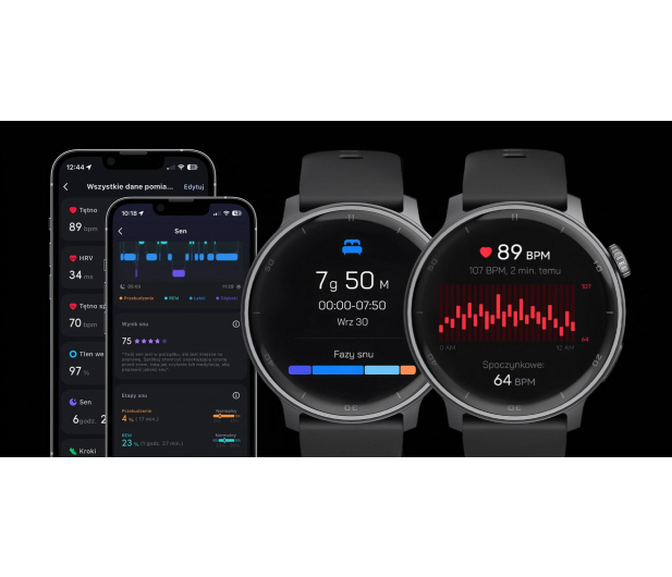 Stelio Activ AI 46mm GPS Czarny - 1575967 - zdjęcie 13